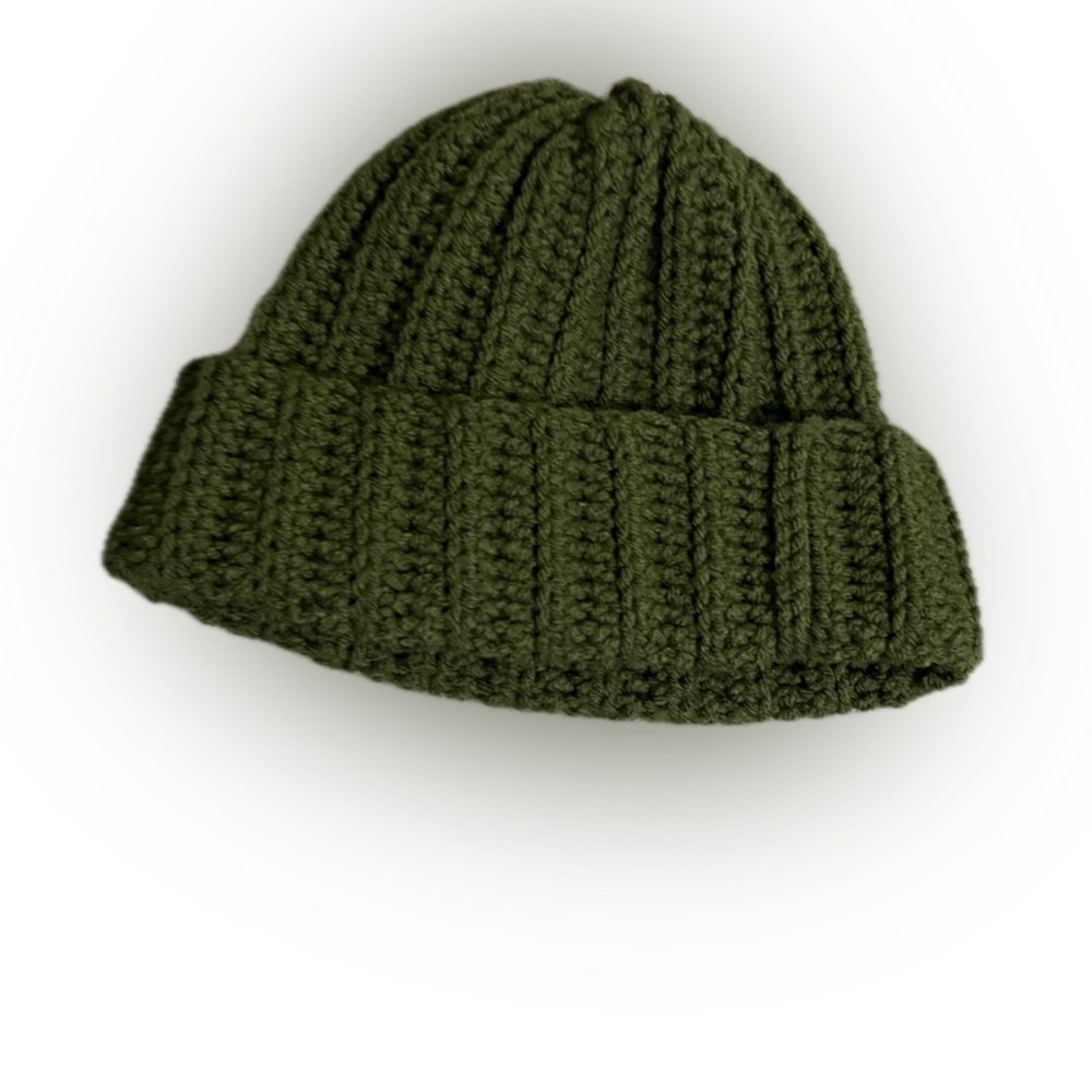 Cozy Green Knit Beanie